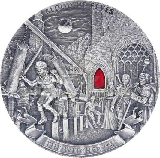 Niue 2021 50$ BLOOD of ELVES - The Witcher series 1kg